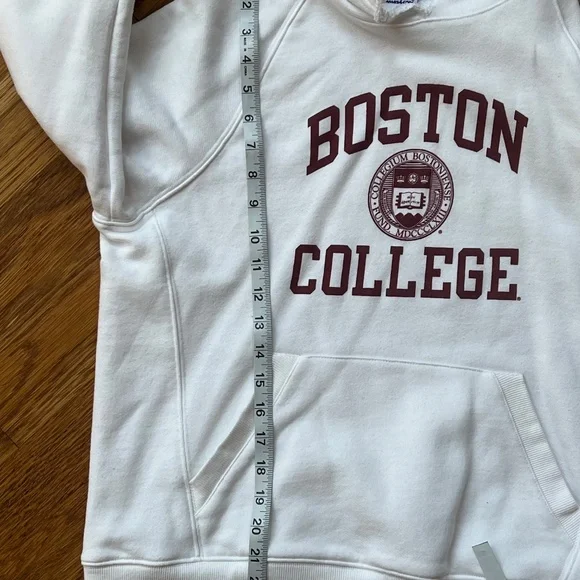 Boston College Women's White Hoodie w/ Official Logo | Size L | Great Condition - Picture 5 of 10